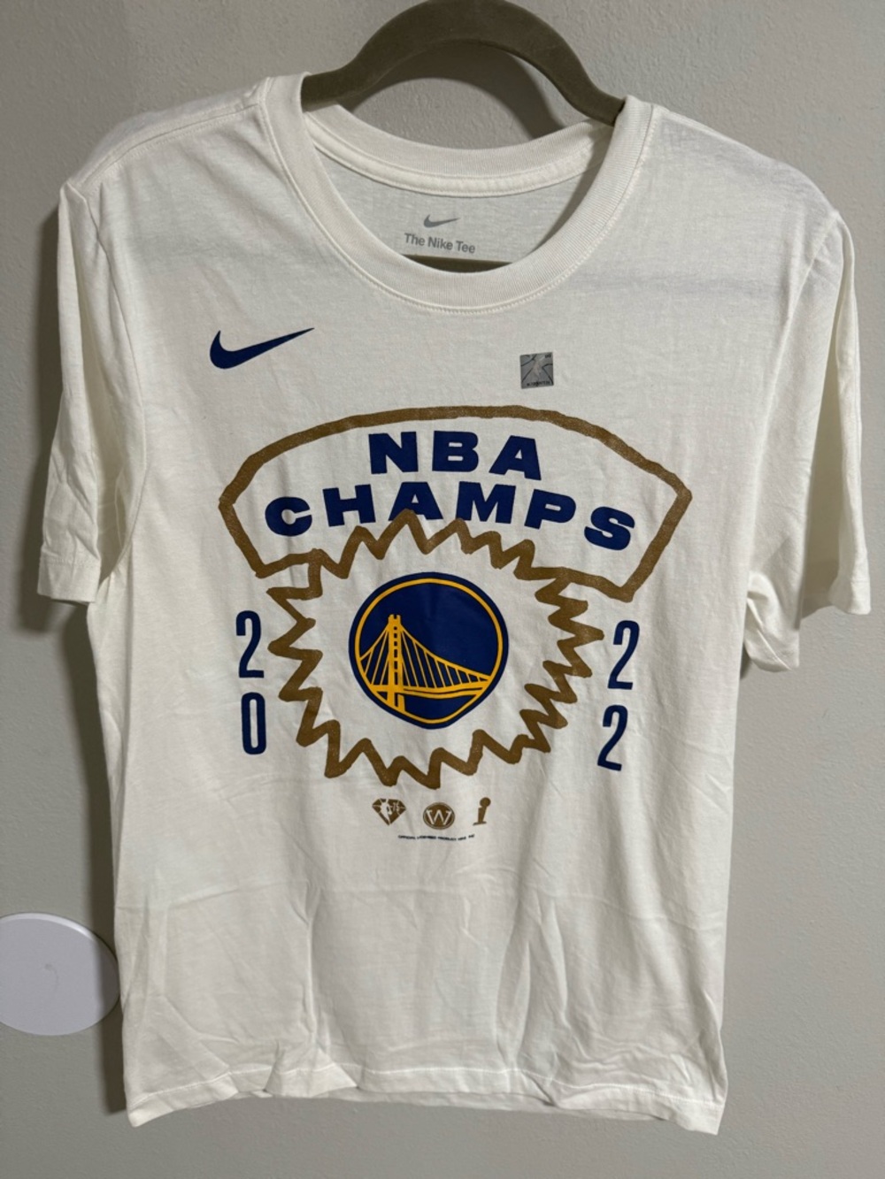 Nike White Golden State Warriors 2022 NBA Champs Tee
